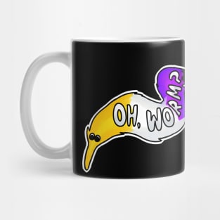 LGBTQ+ Non Binary Pride Worm on a String Mug